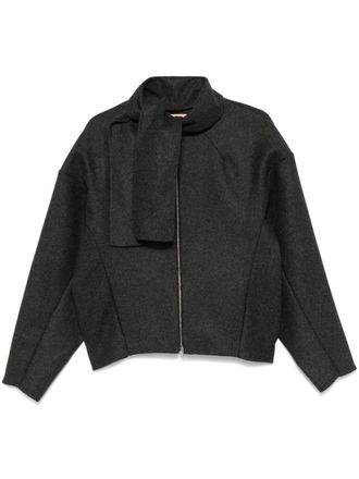 Plan C Giacca in feltro - Grigio