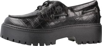 Timberland Stone Street Boat Shoe - Dames - Bootschoenen - Zwart - 39 1/2 EU - Leer - Schoenen