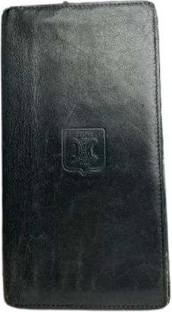 Celine Pre-owned Wallets, female, Black, Size: ONE SIZE Pre-owned Leather Wallet