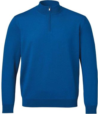 CHARLES TYRWHITT Merino Wool Zip Neck Sweater