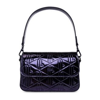 Lacoste Handbags, female, Purple, Size: ONE SIZE Metallic Shoulder Bag