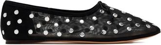 Loeffler Randall Ballerine Landon con borchie - Nero