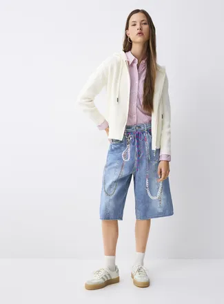 Twik Womens Chain print jort