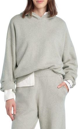 Favorite Daughter The Staying In Cotton & Cashmere Hoodie in Heather Grey at Nordstrom, Size X-Small