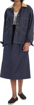 Ines De La Fressange Melchior Jacket In Navy