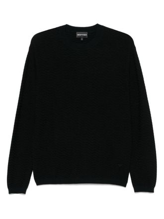 Emporio Armani Wool Blend Crewneck Sweater