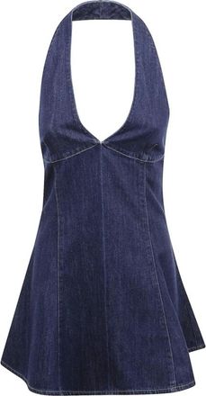 MC2 Saint Barth Thalita Denim Kort Jurk - Dames - Korte kleedjes - Blauw - L - Denim - Kleedjes
