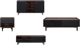 Manhattan Comfort 4pc Duane Living Room Set