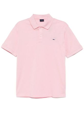 Paul & Shark logo-patch polo shirt - Pink