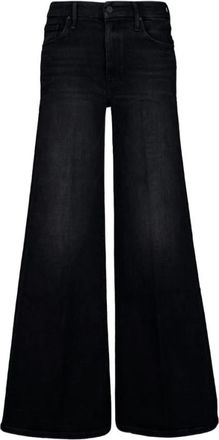 Mother The Roller Sneak Jeans - Dames - Loose Fit Jeans - Zwart - W28 - Katoen - Jeans
