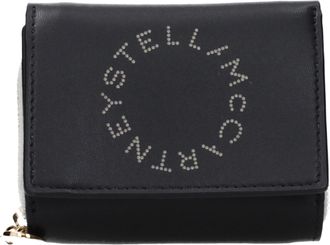 Stella McCartney Black Leather Womens Wallet