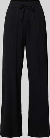 Only Loose Fit Weite Hose aus reiner Baumwolle Modell TIZANA in Black, Gr&ouml;&szlig;e XL