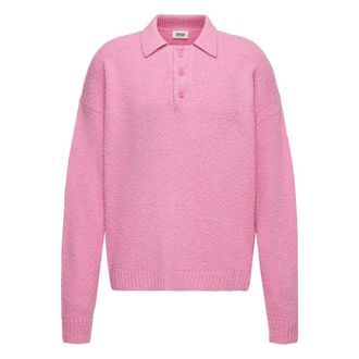 Drykorn Drykorn, Polo Shirts, male, Pink, Size: XL Bekket 10 Strick Polo