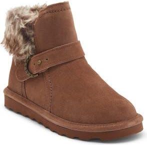 Bearpaw Koko Genuine Shearling Waterproof Boot in Cocoa 2 at Nordstrom Rack, Size 9.5