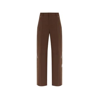 adidas Straight Trousers, male, Brown, Size: XS Z.n.e. Uniform Pant Woven