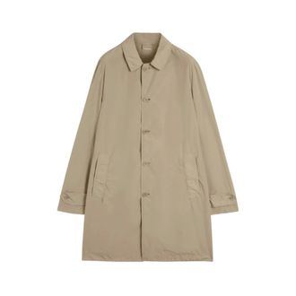 Aspesi Single-Breasted Coats, male, Beige, XL, Gabardina Vodka Le