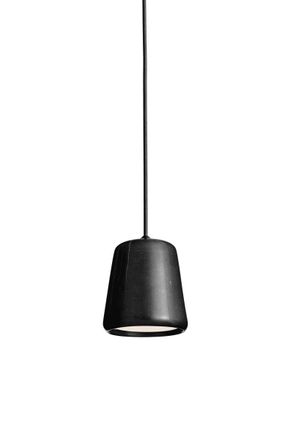 New Works Suspension Lamp Material, Black Marble