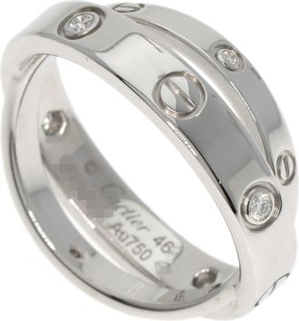 Cartier Love White Gold White Gold (18K) Band Ring (Pre-Owned)
