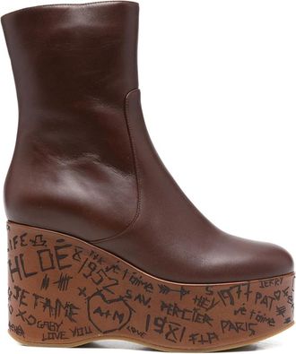 Chlo&eacute; 80mm Maxime Boots