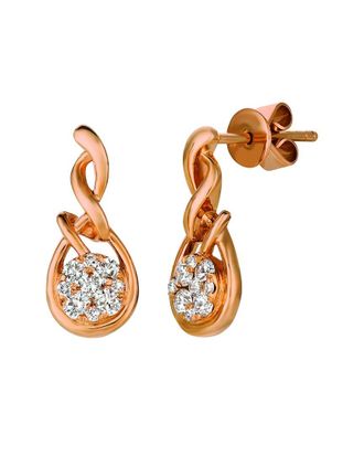 Le Vian 14K Strawberry Gold 0.32 Ct. Tw. Diamond Earrings