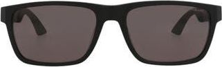 Montblanc 56mm Square Sunglasses in Black Grey at Nordstrom Rack