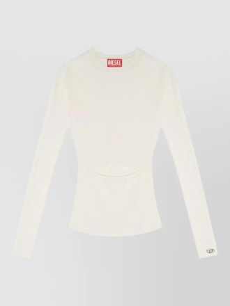 Diesel sweater cut out detail long sleeves ribbed