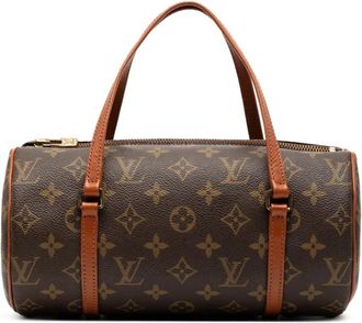 Louis Vuitton Borsa a mano Papillon 26 con monogramma 1987 - Marrone
