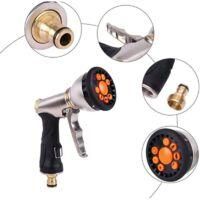 OEM Pistola De Riego De Alta Presi&oacute;n Para Jard&iacute;n Con 9 Modos Ajustables, Multifuncional Para Riego Y Lavado De Coches - Crezuo