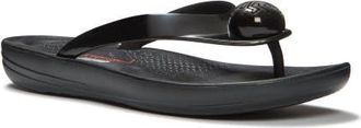 FitFlop X Keith Haring Iqushion Button Flip-Flops in Black at Nordstrom, Size 8.5