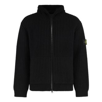 Stone Island Heren, Truien, Zwart, Maat: XL Wol