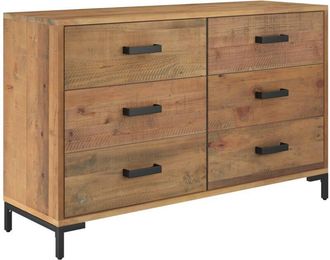vidaXL Sideboard Brown 110x35x70 cm Solid Pinewood Vidaxl