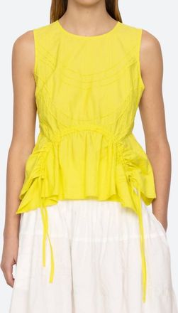 Sea New York Camden Tank Top In Yellow