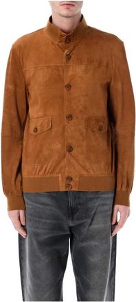 S.W.O.R.D 6.6.44 Biker Jacket - Heren - Leren en Su&egrave;de Jassen - Bruin - XL - Leer - Jassen