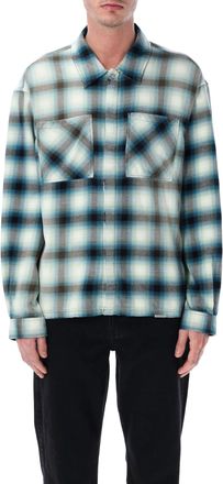 Represent Represent Bleached Plaid Cotton Shirt