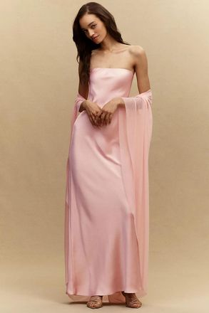 Norma Kamali Bias Strapless Gown