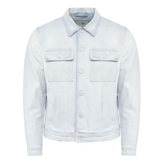 Maison Margiela Denim Jackets, male, Blue, Size: L Denim Jacket