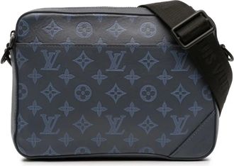 Louis Vuitton 2021-2025 Monogram Shadow Duo Messenger crossbody bag - Blu