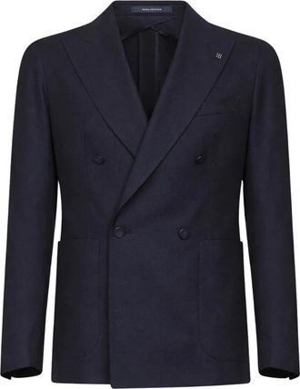 Tagliatore Jassen - Heren - Blazers - Blauw - S - Wol - Jassen