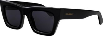 Ferragamo Sf 2105S Zonnebril - Dames - Zonnebrillen - Zwart - 50 MM - Accessoires