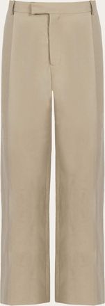 Ferragamo Uomo Pantalone sartoriale morbido Beige