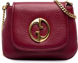 Gucci Pre-owned Gucci Small Calfskin 1973 Chain Crossbody Ladies MHDUX8C5BN4VINAJ