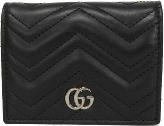 Gucci Black Quilting Leather Wallet (Bi-Fold) (Pre-Owned)