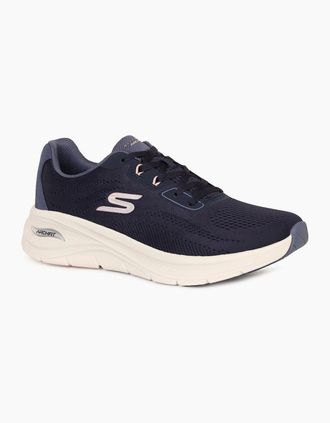 Skechers Womens Arch Fit 3.0 Lace Womens Trainers - Navy - Size: 5