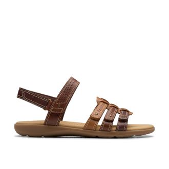 Clarks Elizabelle Kay in Brown Leather