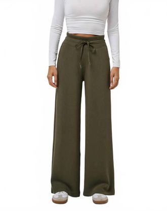 Travis Mathew Skyloft Soft Wide Leg Pants In Green