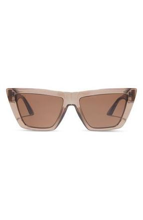 DIFF Eyewear Winona Square Sunglasses in Milky Tan at Nordstrom Rack