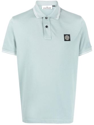 Stone Island Poloshirt met Compass-logopatch - Grijs