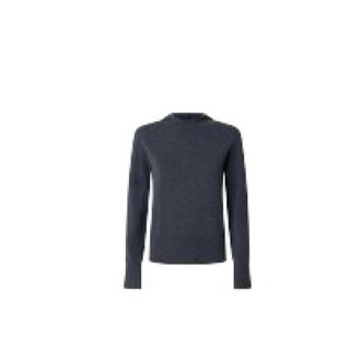 Pinko Pinko, Truien & Vesten, Dames, Grijs, S, Wol, Ronde hals gebreide kleding