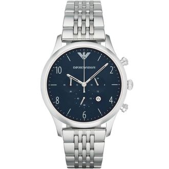 Emporio Armani AR1942 Blauw Wijzerplaat Chronograaf Herenhorloge