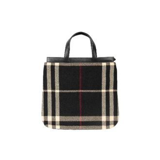 Burberry Tweedehands leren handtassen - Dames - Vintage Handtas - Zwart - ONE Size - Vintage